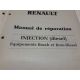 INJ.D - Manuel de reparation Injection Diesel Bosch/Roto Renault - 1983