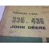 John Deere - Cueilleurs a Mais 335 435 - Livret d entretien