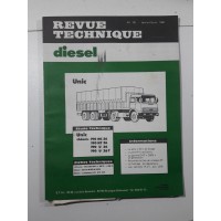UNIC Poids Lourd Chassis 190 - Revue technique Diesel RTD 101