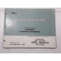 Opel Manta Coupe 1600 1900 - Revue Technique Expertise
