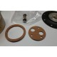 Renault 4cv Caravelle Juva4 Dauphine R8 R10 - Kit Membrane 74mm pompe a essence