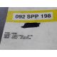 Ford Escort-3 Fiesta-12 Orion-1 1.1 1.3 - COURROIE DISTRIBUTION 92 X 19.75 / 092SPP198