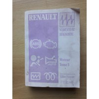 Manuel RENAULT Memento diagnostic 2002 - Moteur Tome 5 - Clio Kangoo Megane Trafic Master Laguna