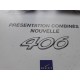 Peugeot 406 - Manuel de Formation Tableau de bord