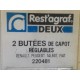 Boite de 2 Butee de capot reglable pour Renault Peugeot Talbot Fiat ...