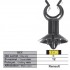 Renault Clio R19 - Support de manivelle -Poch de 6