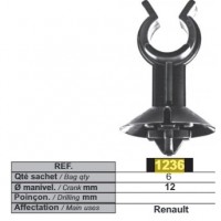 Renault Clio R19 - Support de manivelle -Poch de 6