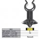 Renault Clio R19 - Support de manivelle -Poch de 6