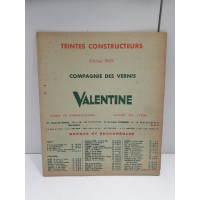 Teintes Carrosserie 1969 - Depliant des teinte Valentine