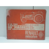Tracteur Renault R77/777/717/78/718 - Catalogue pieces de rechange 4eme edition