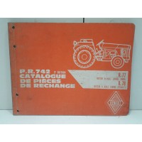Tracteur Renault R77 R78 - Catalogue pieces de rechange 2eme edition