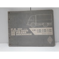 Renault Galion Essence R2167 a R2245 - Catalogue pieces de rechange PR691 2eme edition