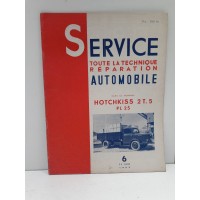 Hotchkiss PL25 2T5 - 1953 Revue Technique Service automobile