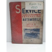 Rovin D4 - Fregate - 1953 Revue Technique Service automobile