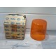Cabochon Orange de Gyrophare Optilux E4 006508