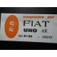 Fiat Uno tous types serie 1 - Jeu de Bavettes arriere a catadioptre