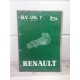 Renault R21 4x4 integral - Boite vitesse UN7 - Manuel reparation
