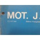 MOT.J - Renault 829/851/J5R/J6R/J7T - 1985 - Manuel reparation Moteur 