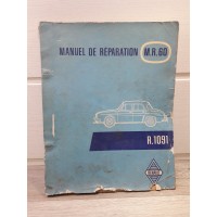Renault Dauphine Gordini R1091 - Manuel de reparation MR60