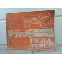 Renault Agricole R77 R78 -1965- Catalogue piece detachees PR742 3eme edition