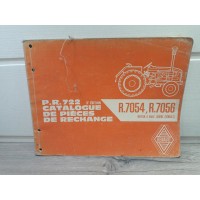 Renault Agricole R7054/6 -1964- Catalogue piece detachees PR722 2eme edition