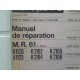 Renault R4 -1970- Mise a jour No2 du Manuel de reparation MR61-4eme edition