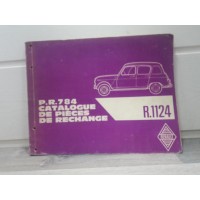 Renault R4 -R1124- Manuel pieces detachees PR784 1ere edition
