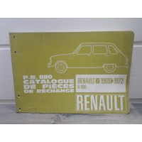 Renault R6 R1180 -1971- Catalogue pieces PR880 