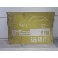 Renault R6 R1181 -1970- Catalogue pieces PR932 1ere edition