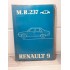 Renault R9 -1981-  Manuel Reparation Carrosserie MR237 
