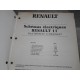 Renault R11 - Manuel Shemas electrique 1986 