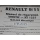 Renault R9/R11 -1987- Manuel Reparation Mecanique NT1227