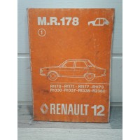 Renault R12 -1976-  Manuel Reparation Carrosserie MR178 1e edition 