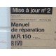 Renault R12 -1970-  Manuel Reparation Mise a jour No2-MR150