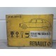 Renault R16 -de 68 a 73- Catalogue pieces detachees PR877 / 6eme edition