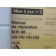 Renault R16 -1970- Mise a jour No2 manuel reparation MR96 2eme edition