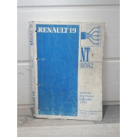 Renault R19 Millesime 1993 - 1 Manuel Schemas electrique  NT8082