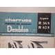 Demblon Charrues R56S / R62S - Notice de Montage Reglages entretien et pieces detachees