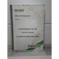 FENDT Transmission ML200 pour Favorit 900 Vario - Manuel controle et montage