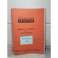 HOWARD Rotavator modele P - Manuel emploi entretien pieces et graissage