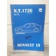 Renault R19 Turbo D - Manuel mecanique reparation MR293 - NT1726