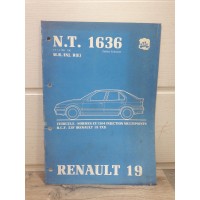 Renault R19 - 1991 - Manuel Normes 15.04 injection multipoints NT1636 