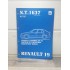 Renault R19 - 1991 - Manuel Normes US87 injection Monopoint NT1637 