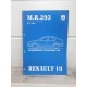 Renault R19 - 1989 - Manuel Technique Transmission Automatique MB / NT1510