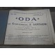 Catalogue pieces detachees 1937 - Accessoires ODA Automobile Aviation Industrie