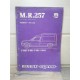Renault Express - Manuel Mecanique Additif NT1156 au MR257