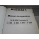 Renault Super 5 - Manuel de reparation Carrosserie MR258 - C400 C401 C402 C403