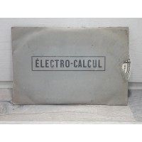 Calculateur pour etudes des canalisations electrique -1946- SONAPELEC