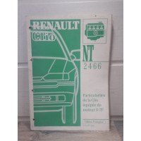 Renault Clio 1 - Manuel Particularite Moteur D7F - NT2466 