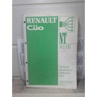 Renault Clio 1 - 1997 - Manuel Schemas electrique NT8116